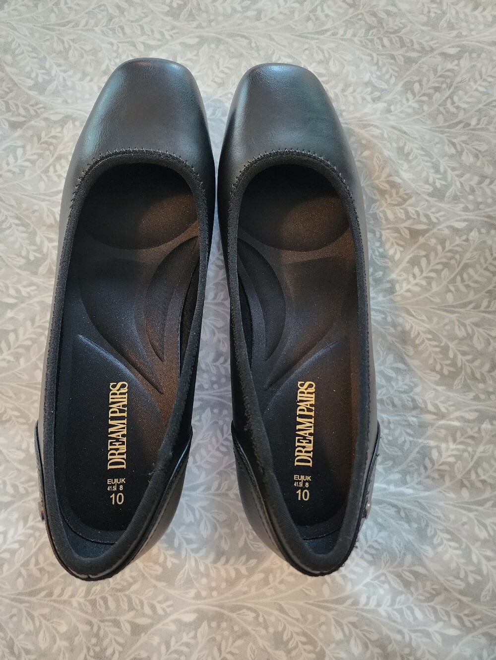 Dream Pairs Women's Wedge Closed Toe Low Heel Pumps Dress Shoes, Size 10 - Picture 8 of 15